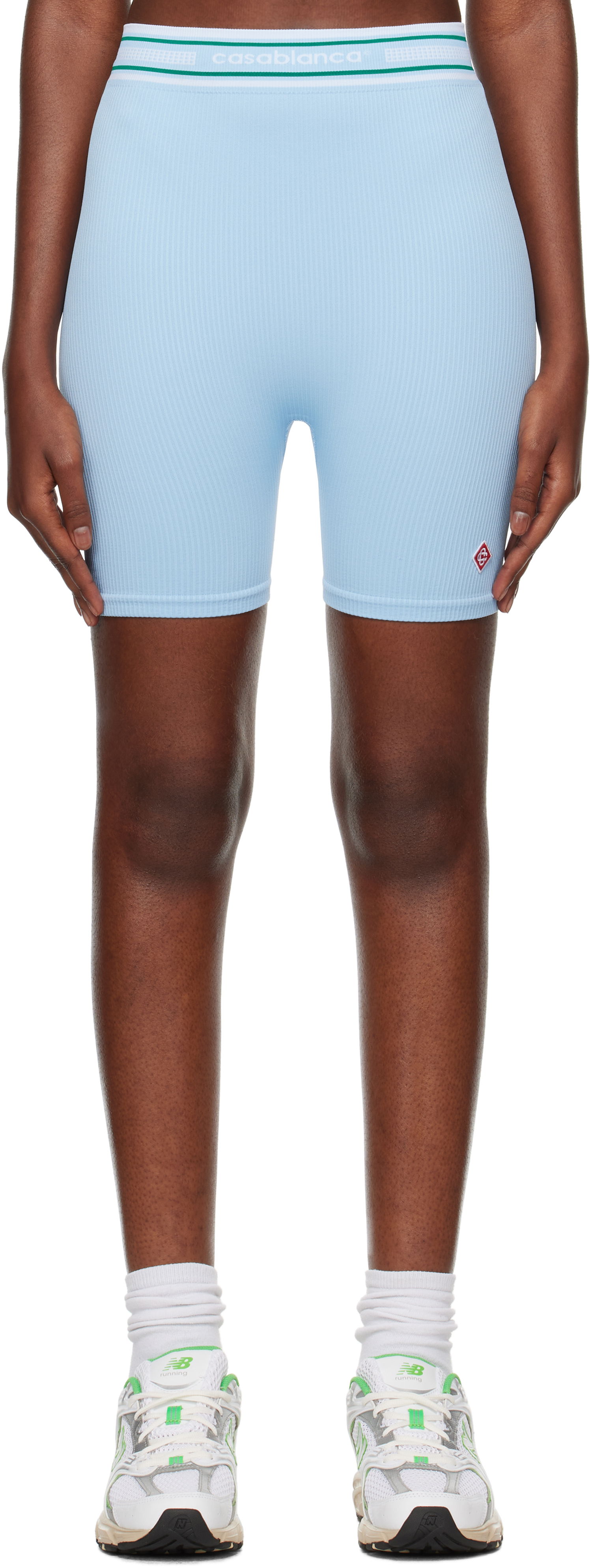 Kratke hlače Casablanca Seamless Shorts Modra | WPF24-ACT-013-01, 0