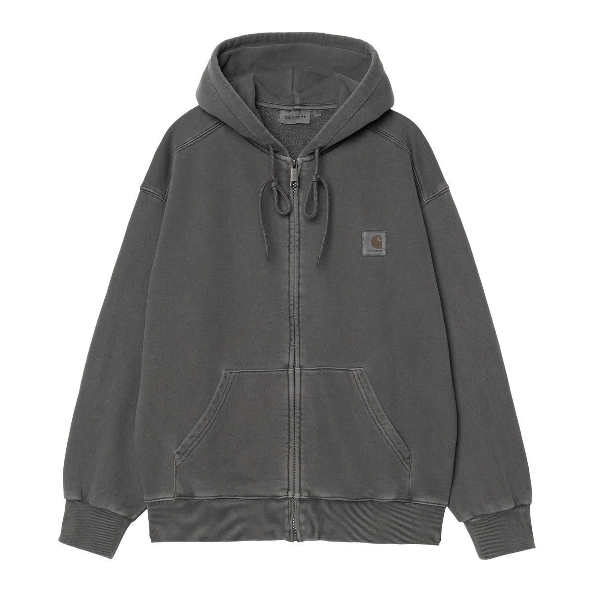 Pulover Carhartt WIP Carhartt WIP Nelson Hooded Zip-Up Jacket Siva | I033064_60, 0