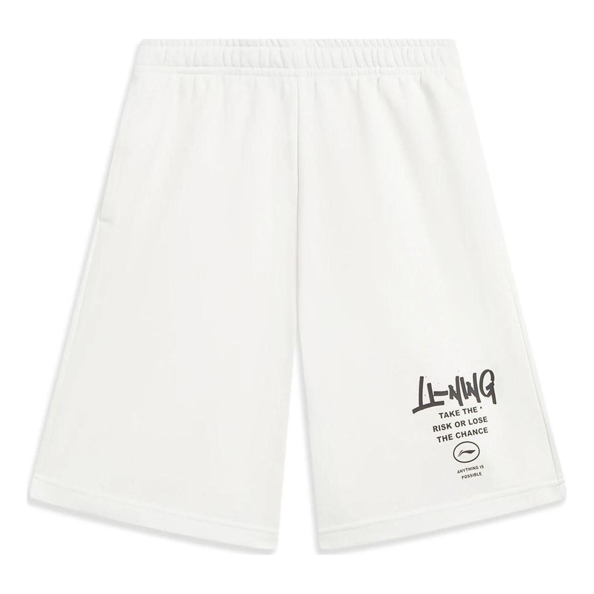 Kratke hlače Li-Ning Anything Is Possible Graphic Straight Shorts Bela | AKST593-1, 0