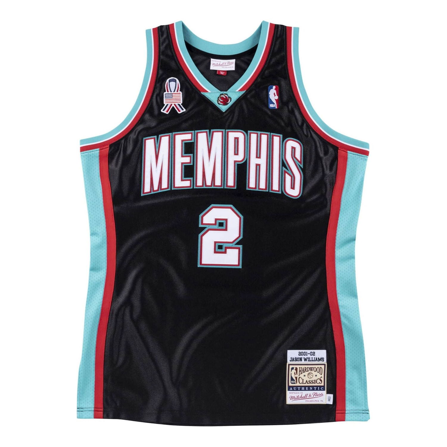 Dres Mitchell & Ness NBA Memphis Grizzlies 2001-02 Jason Williams Jersey Črna | AJY4GS18460-MGRBLCK01JWI, 0