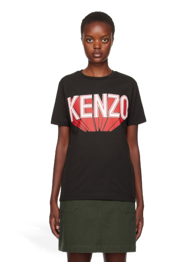 Majica KENZO Paris 3D T-Shirt Črna | FD62TS0794SO