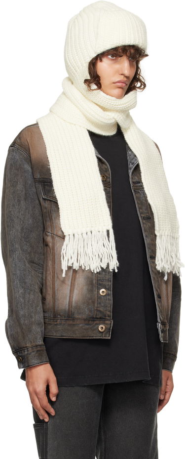 Šala We11done We11done Chunky Knit Beanie and Scarf Set Bela | WD-KH3-24-642-U-IV, 3