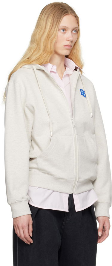 Pulover ADER ERROR ADER error TRS Tag 01 Zip-Up Hoodie Siva | BO42FYHD0401OT, 4