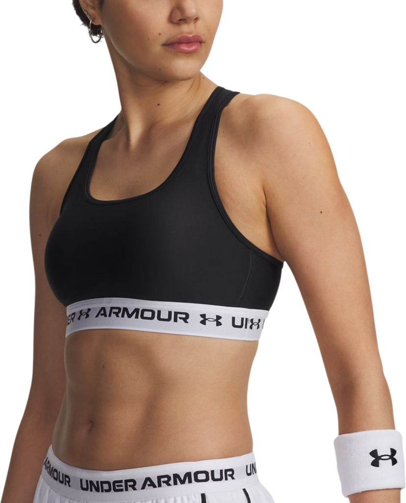Modrček Under Armour Crossback Mid Sports Bra Črna | 1361034-007