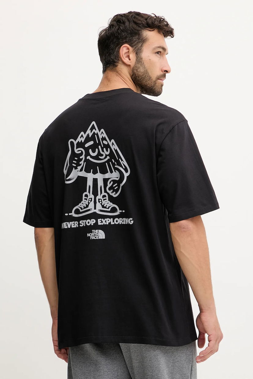 Majica The North Face Mountain Fun Printed Cotton T-Shirt Črna | NF0A8F2NJK31