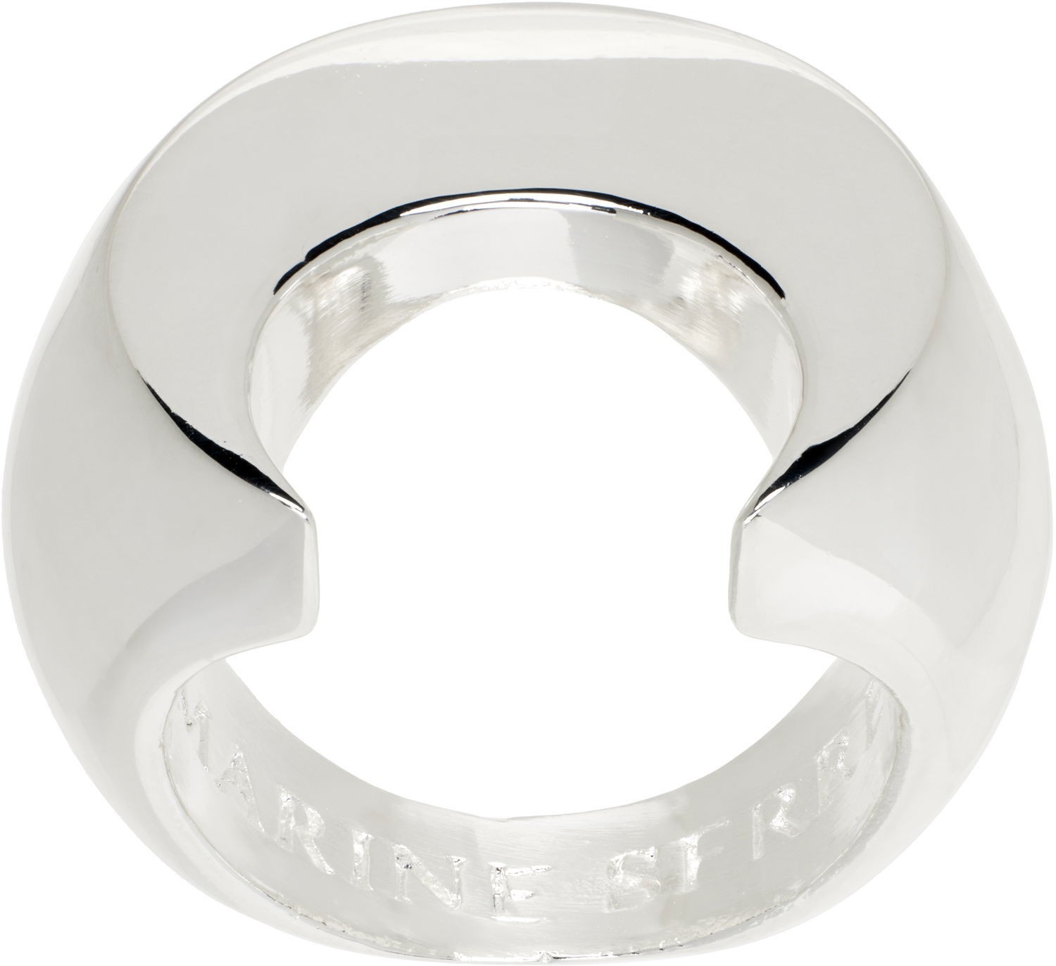 Prstan Marine Serre Polished Moon Ring Kovinski | UJW025A, 1