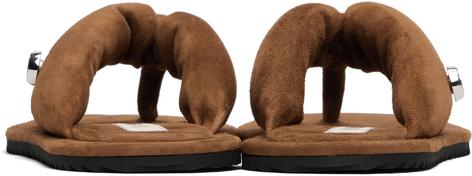 Kopalke The Attico Attico Indie Flip-Flops Rjava | 250WSH00797 LBT007AA, 1