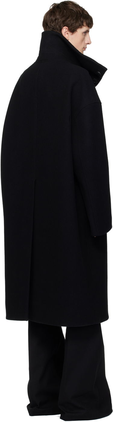 Plašči Rick Owens Concordians Dracucollar Long Coat Črna | RR02E1900 WSF, 2