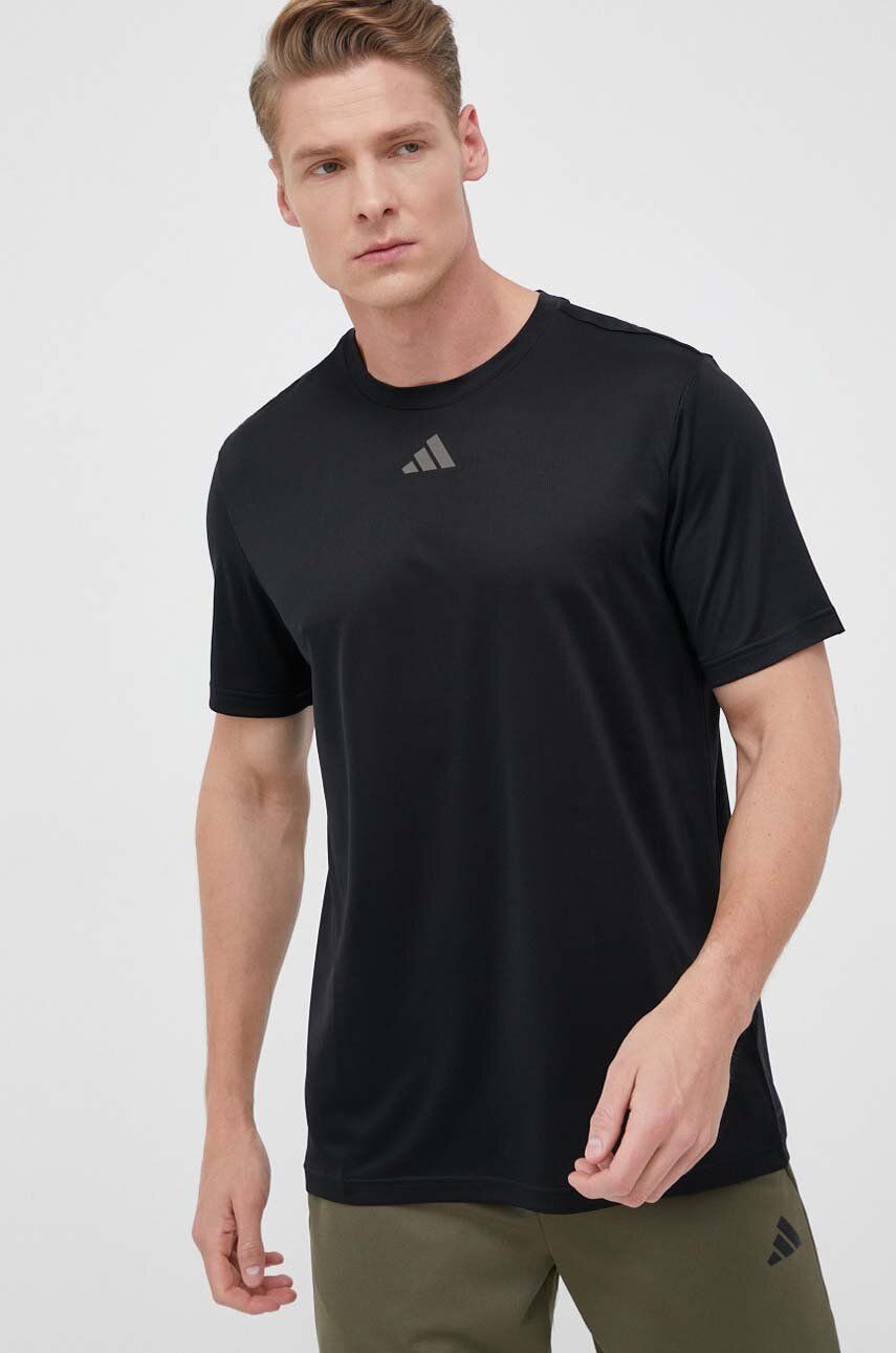 Majica adidas Performance HIIT Slogan Training Tee Črna | IL7003, 0
