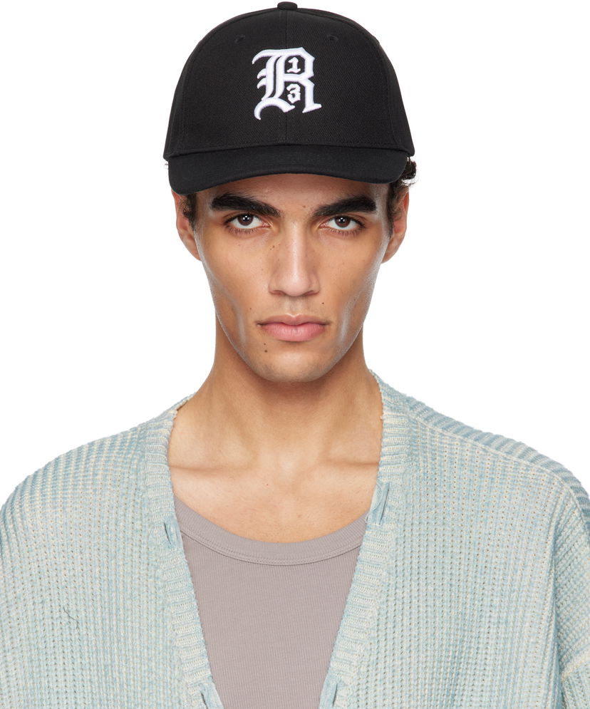 Kapa R13 R13 Baseball Cap with Logo Črna | R13WA022-A001