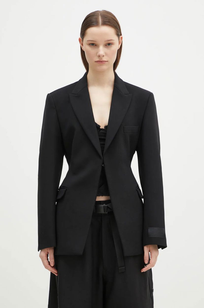 Jakna VETEMENTS VETEMENTS Hourglass Tailored Blazer Črna | WA66JA420B