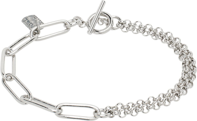 Zapestnica Paul Smith Paul Smith Two Chain Bracelet Kovinski | M1A-BRAC-NMIX2-82