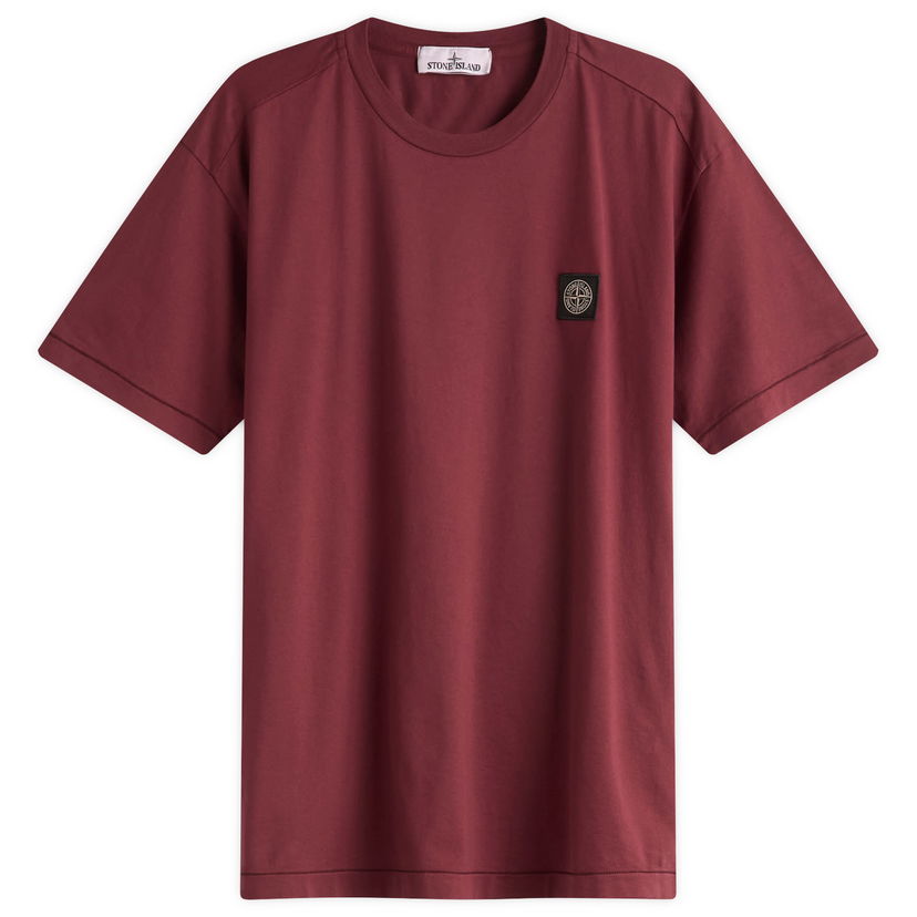 Majica Stone Island Stone Island Patch Logo T-Shirt, Size Large Bordo | K2S152100027-V0012