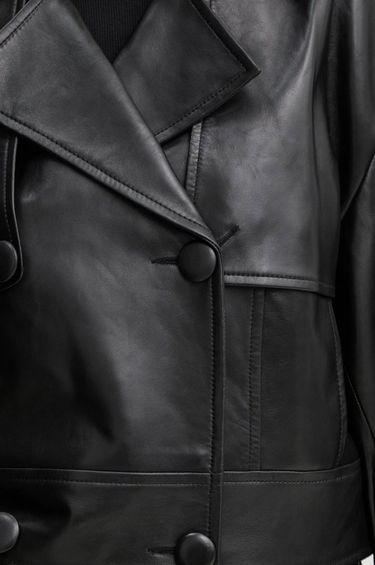 Trenčkot STAND STUDIO Stand Studio Bloom Cropped Leather Jacket Črna | 66387.7010, 5