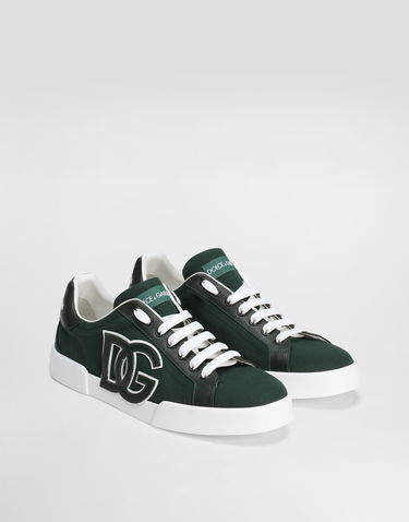Superge in čevlji Dolce & Gabbana Dolce & Gabbana Portofino Light Strobel Canvas and Calfskin Zelena | CS2343AE6298S353, 1