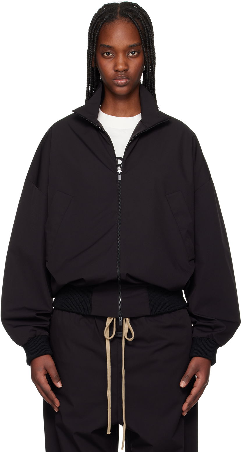 Bomber jakna Fear of God Fear of God Nylon Track Jacket Črna | FGE230-327PON