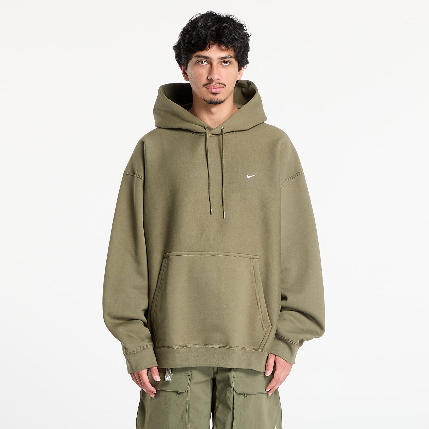 Pulover Nike Solo Swoosh Pullover Hoodie Zelena | HV1082-222, 0