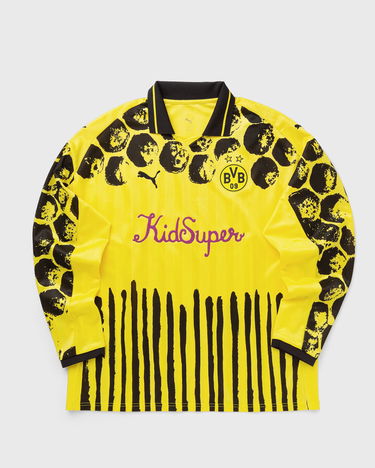 Dres Puma KidSuper BVB Retro Long Sleeve Shirt Rumena | 782753-02, 2