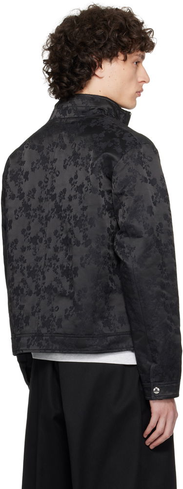 Bomber jakna Coperni Coperni Jacquard Zip-Up Jacket Črna | COPOW39F2033MEN, 2
