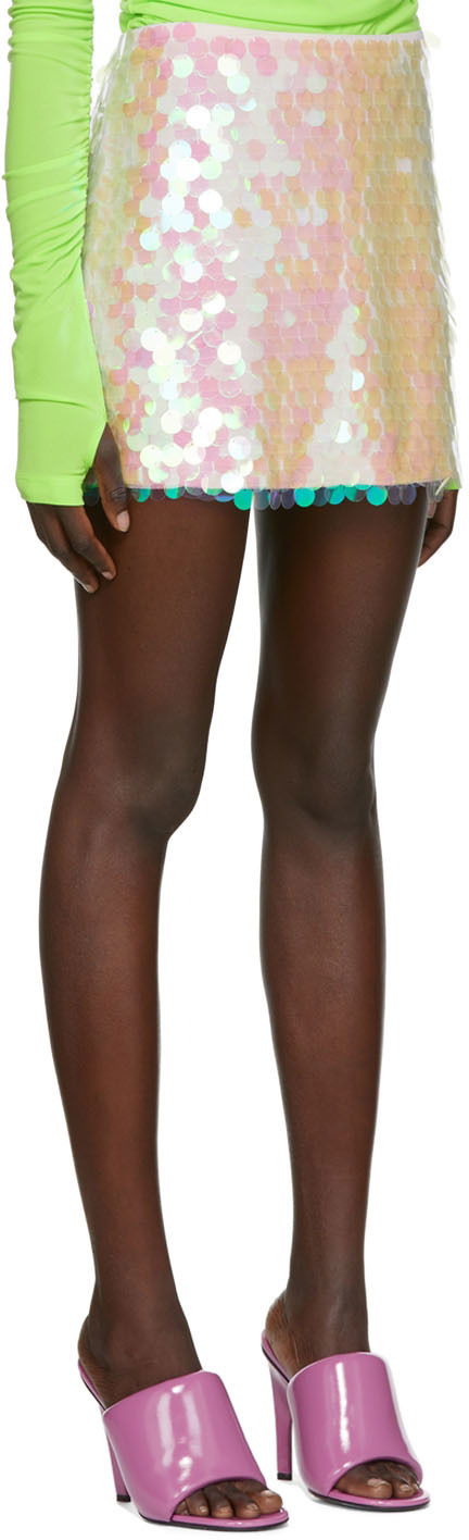 Krila Helmut Lang Helmut Lang Sequin Mini Skirt Roza | M05HW303, 1