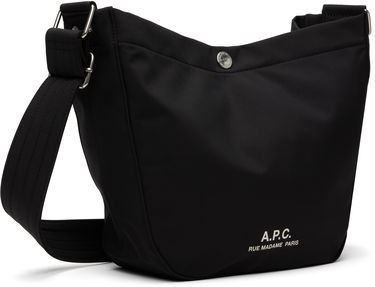 Torba za čez ramo A.P.C. A.P.C. Journal Small Satchel Črna | PSAKR-M67010, 4