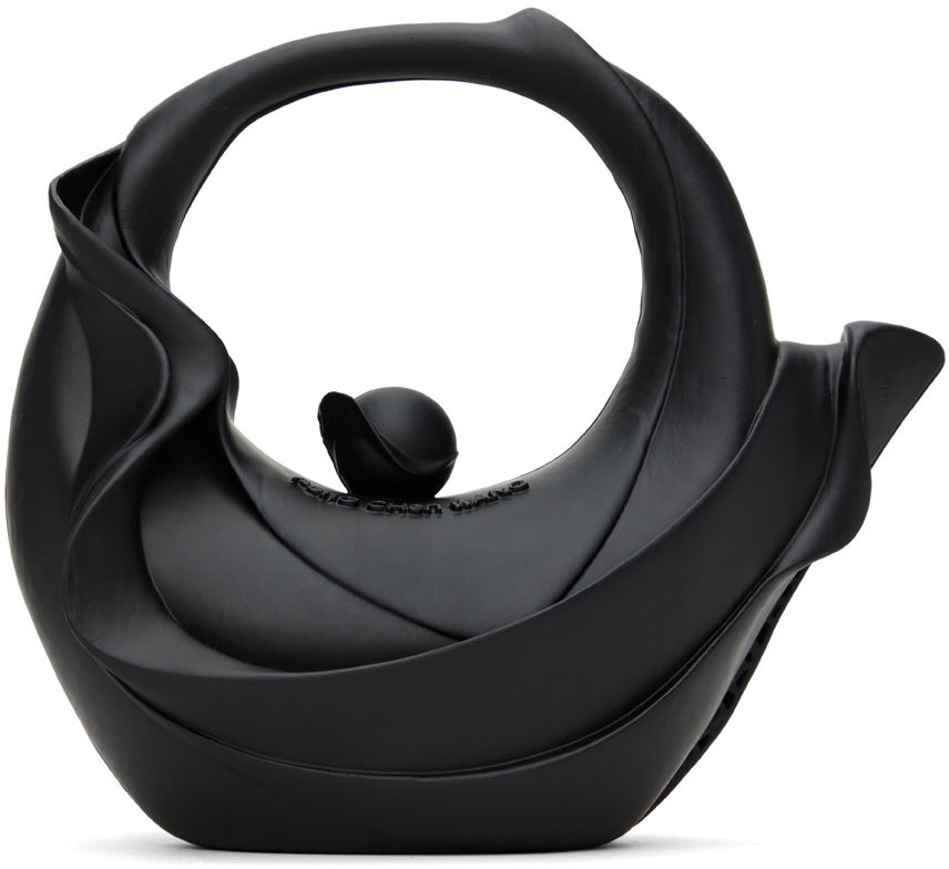 Torbica Feng Chen Wang Feng Chen Wang 3D Chahu Sculptural Handle Bag Črna | FUF18AC21, 0