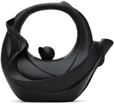 Torbica Feng Chen Wang Feng Chen Wang 3D Chahu Sculptural Handle Bag Črna | FUF18AC21, 0