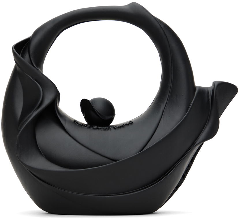 Torbica Feng Chen Wang Feng Chen Wang 3D Chahu Sculptural Handle Bag Črna | FUF18AC21