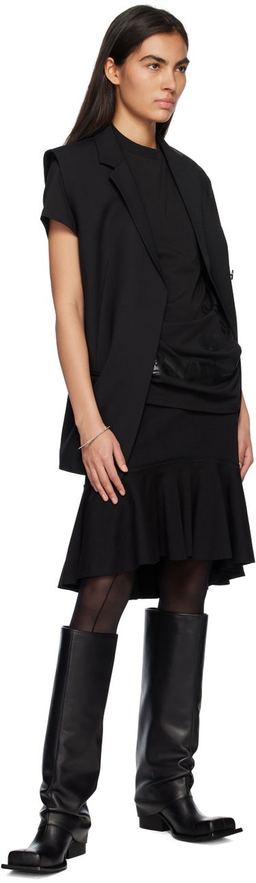 Majica We11done Graphic Print T-shirt Črna | WD-TT1-23-798-U-BK, 3