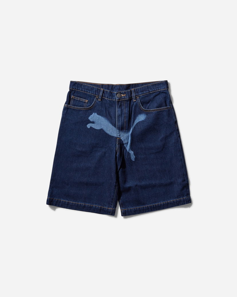 Kratke hlače Puma Denim Shorts Modra | 631066-01