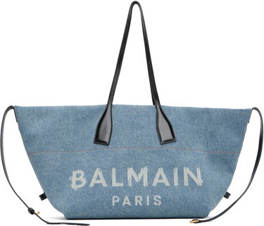 Tote bag Balmain Track Denim Tote Modra | FN1FI015TDDX, 0