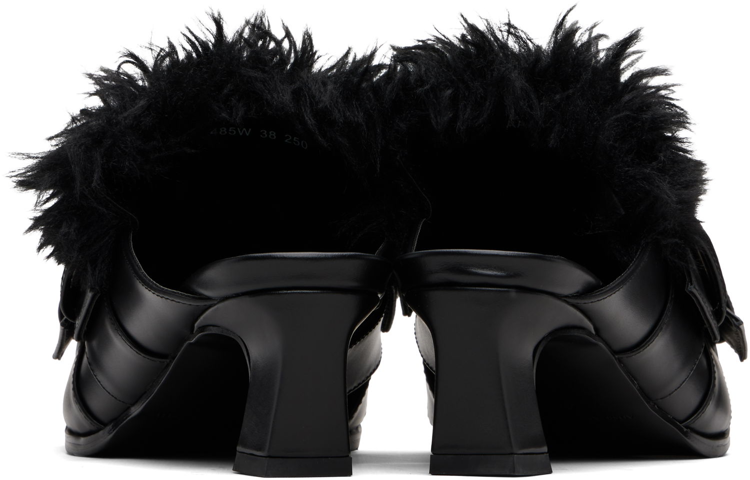 Modni dodatki Andersson Bell Andersson Bell Layered Strap Mule Heels Črna | aaa485w, 1