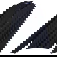 Knitted Button-Down Shirt