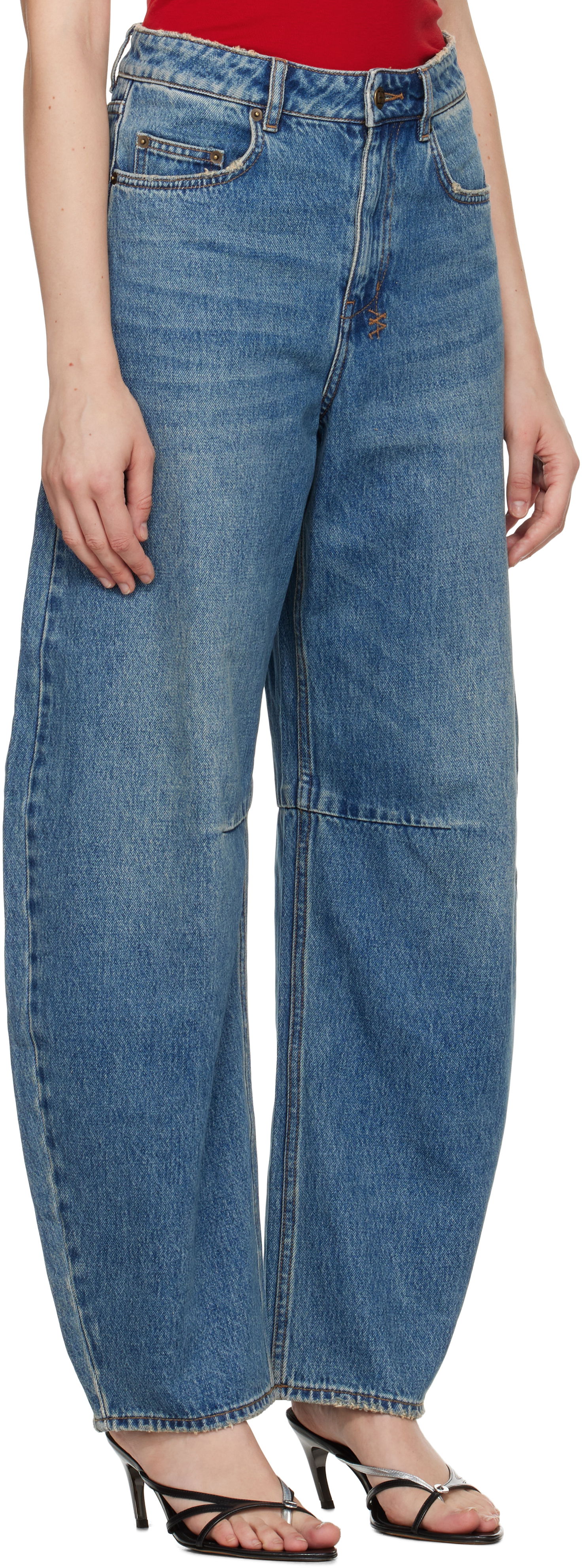 Kavbojke Ksubi Barrel Jeans Modra | WPF25DJ027, 1