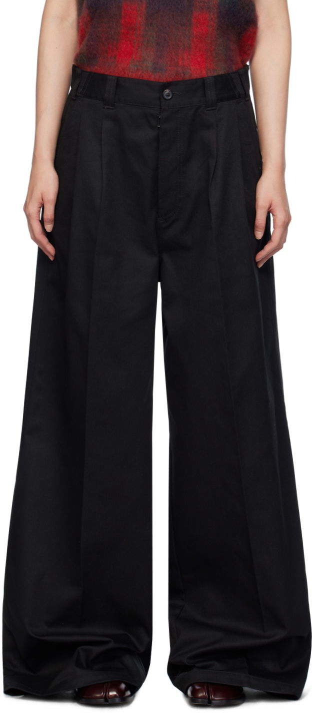 Hlače Maison Margiela Yoke Trousers Črna | S51KA0591 S54042