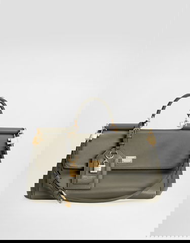 Torbica Dolce & Gabbana Dolce & Gabbana My Sicily Leather Top-Handle Bag with Lock Charm Zelena | BB7782B732180560, 2