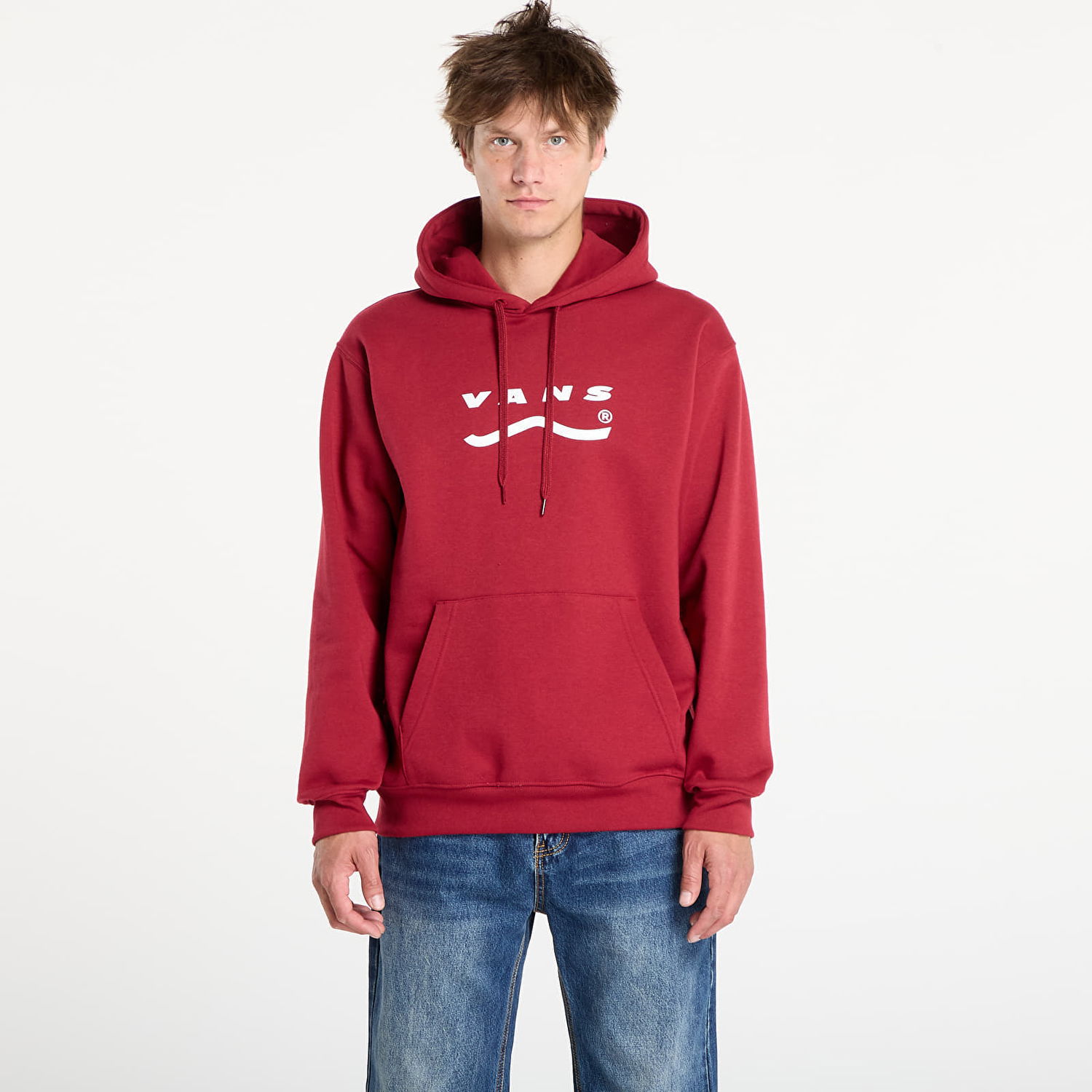 Pulover Vans Vans Deteremined Pullover Hoodie Rdeča | VN000P8GBRD1, 0