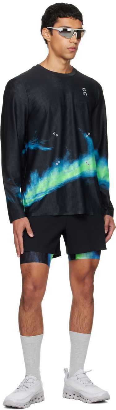 Majica On Running Pace Mesh Long Sleeve Running T-Shirt Črna | 1MF10733398, 3