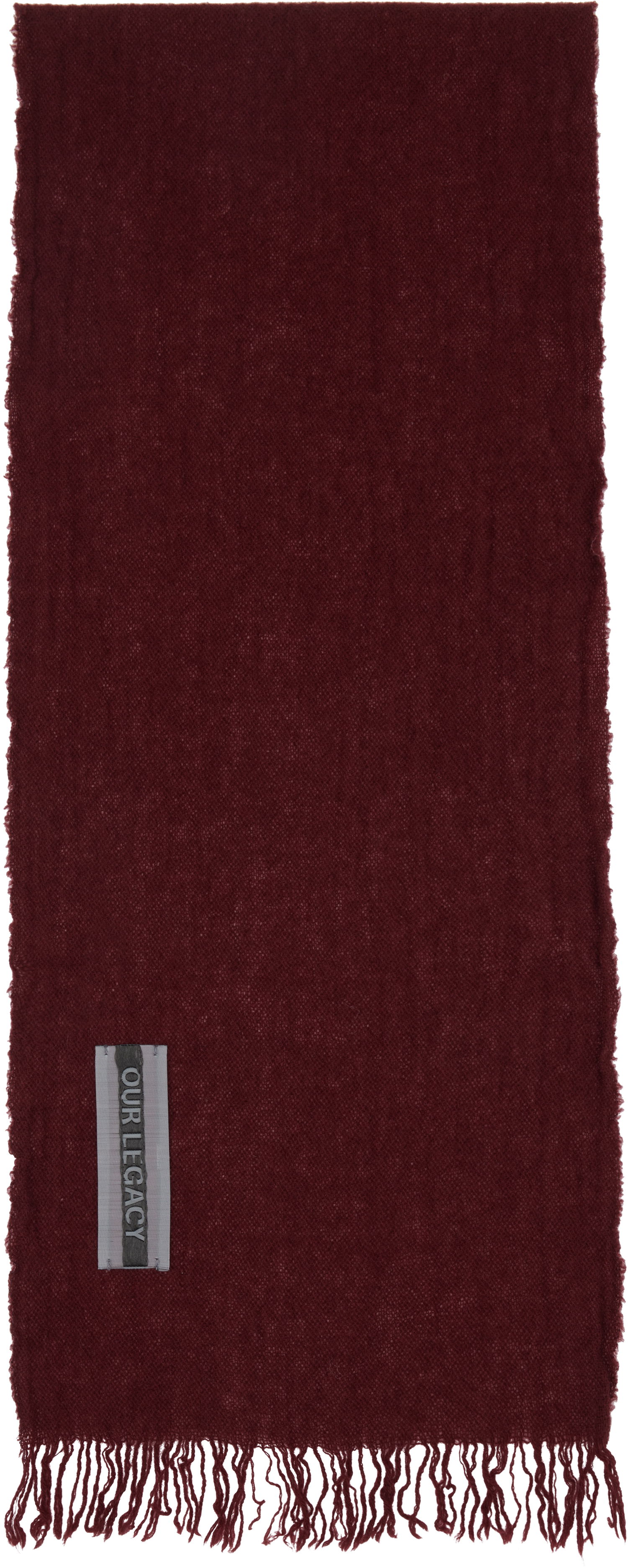 Šala OUR LEGACY Our Legacy Cottage Scarf Bordo | A4258CCM, 0