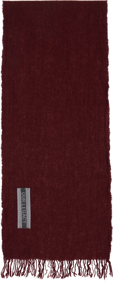 Šala OUR LEGACY Our Legacy Cottage Scarf Bordo | A4258CCM, 0