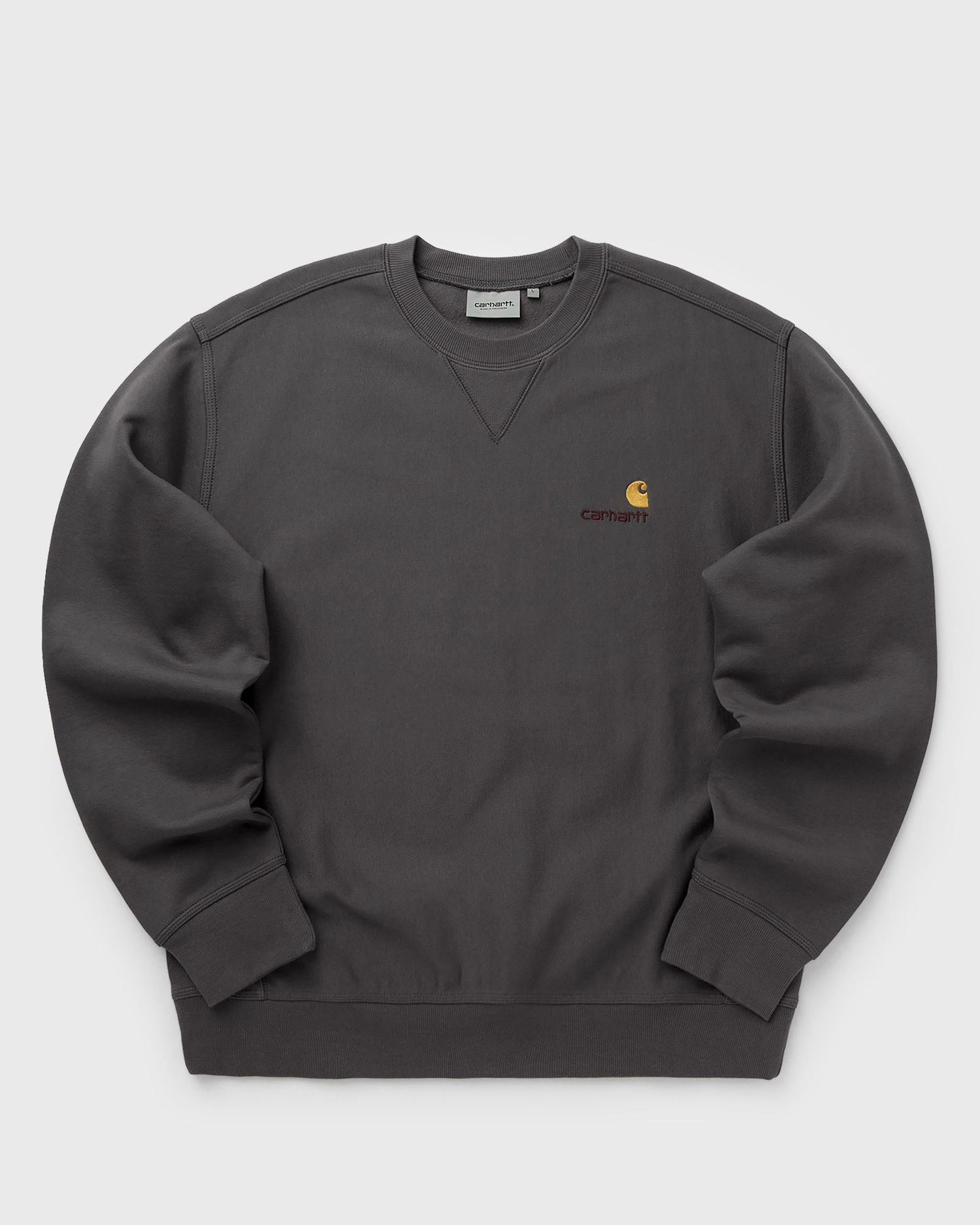 Pulover Carhartt WIP American Script Sweatshirt Siva | I025475-33C.XX, 1