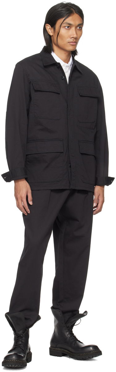 Hlače Universal Works Universal Works Pleated Trousers Črna | 00134, 3