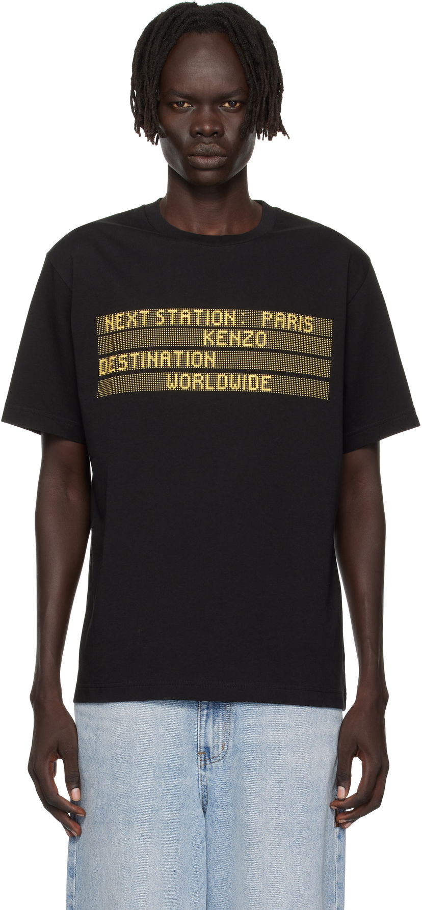 Majica KENZO Kenzo Paris 'KENZO City' T-Shirt Črna | FF65TS2574SG