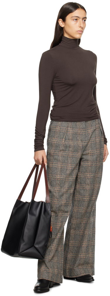 Pleteni pulover rag & bone Luca Turtleneck Top Rjava | WAC23FT017FG17, 3