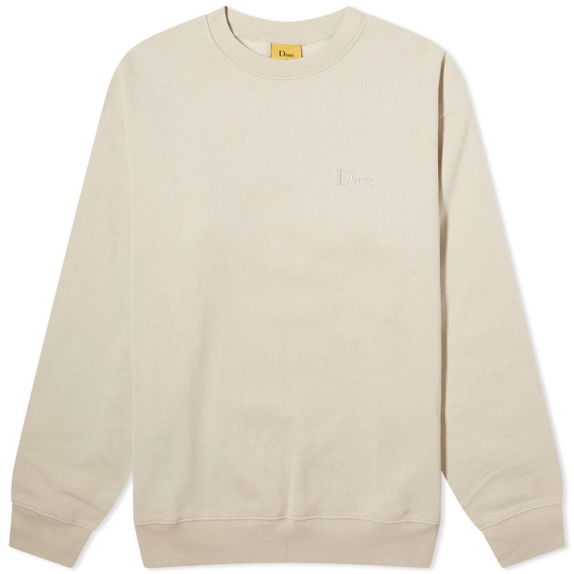 Pleteni pulover Dime Classic Small Logo Sweat Črna | DIMESP2412FOG