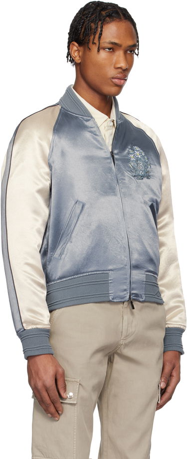 Bomber jakna Burberry Burberry EKD Satin Bomber Jacket Modra | 8101089, 4