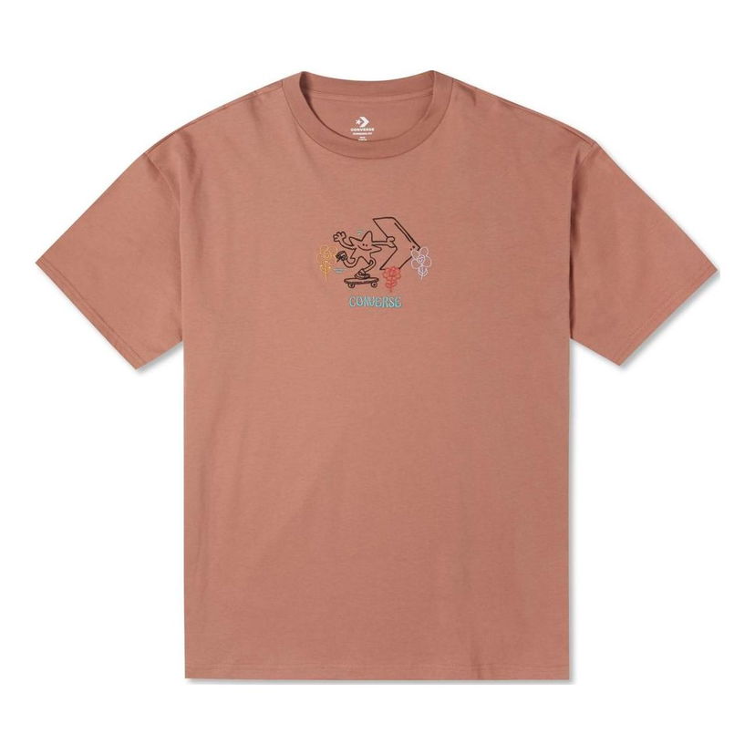Majica Converse Converse Men's Pushing Along Graphic T-Shirt Rjava | 10023267-A04