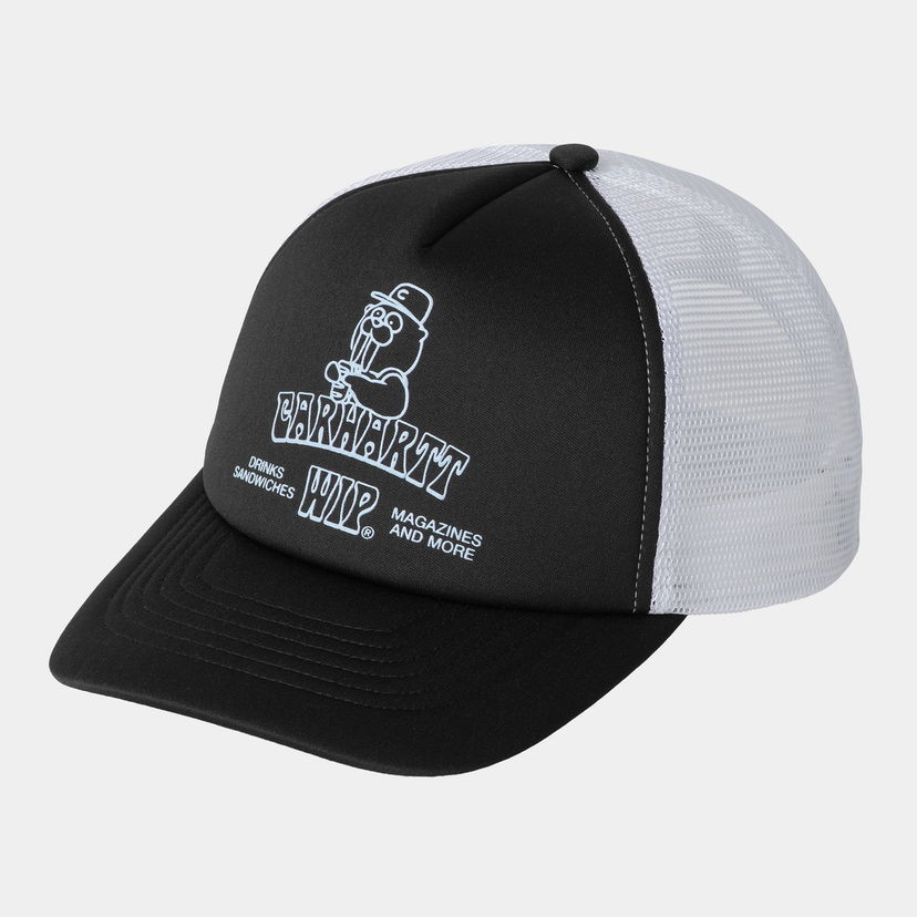 Kapa Carhartt WIP Sandwich Trucker Cap Črna | I035278_4