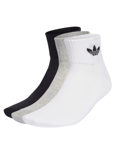 Nogavice adidas Originals Mid-Cut Crew Socks – 3 pack Večbarvna | IJ5612