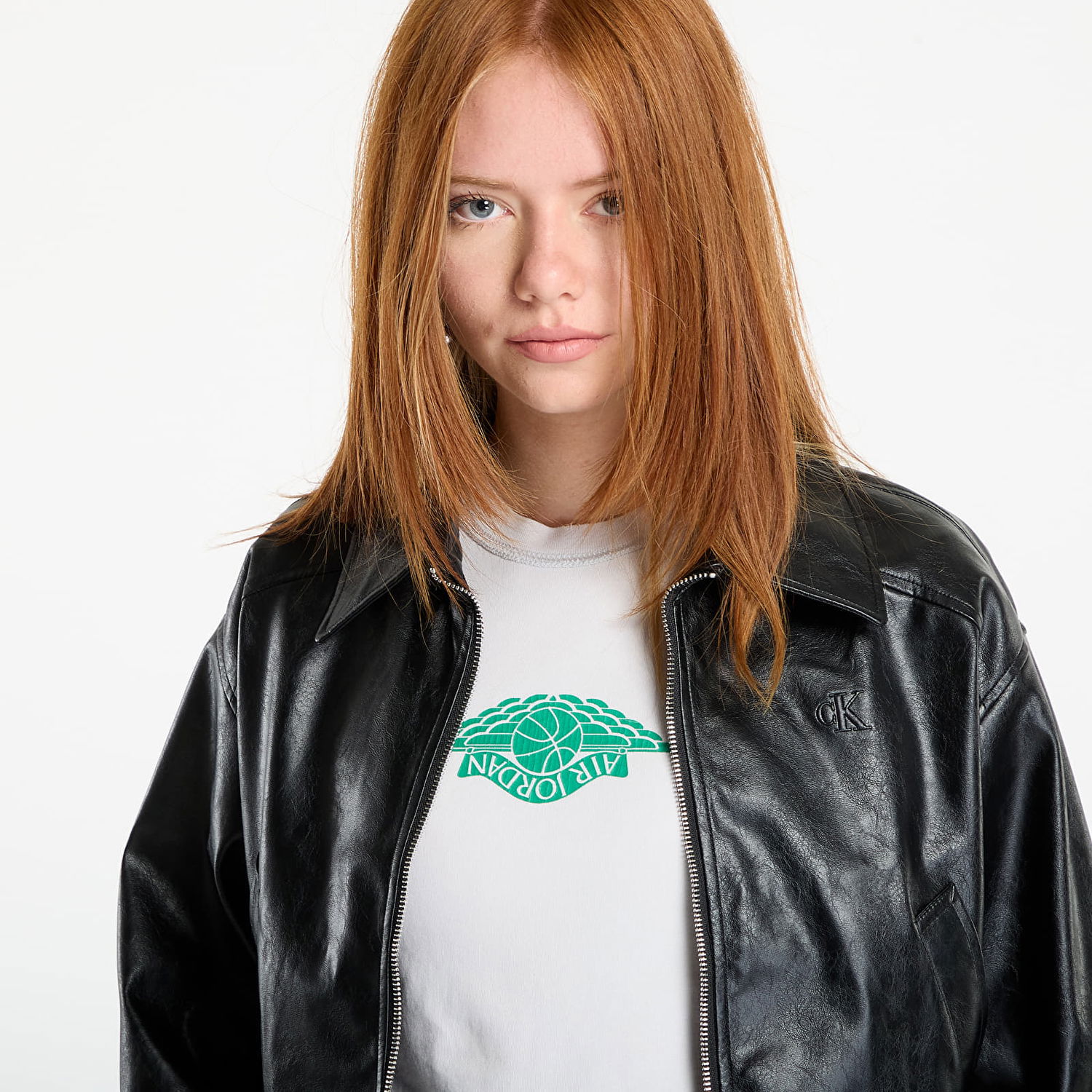 Jakna CALVIN KLEIN Calvin Klein Jeans A-Cropped Crinkle Jacket Črna | LV047C518G UB1, 1